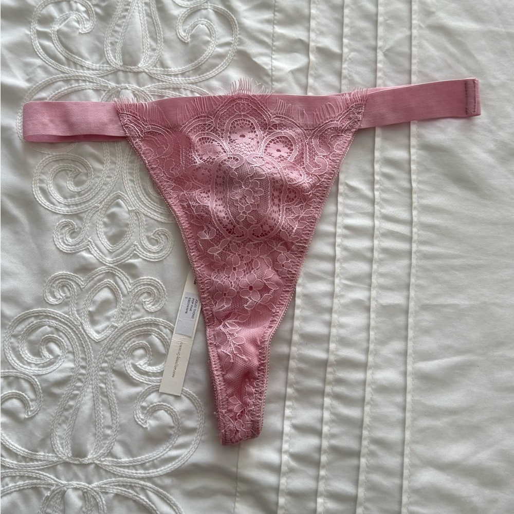 Stylestalker Jolee Pink Thong Women's Floral Size S Small NWT
